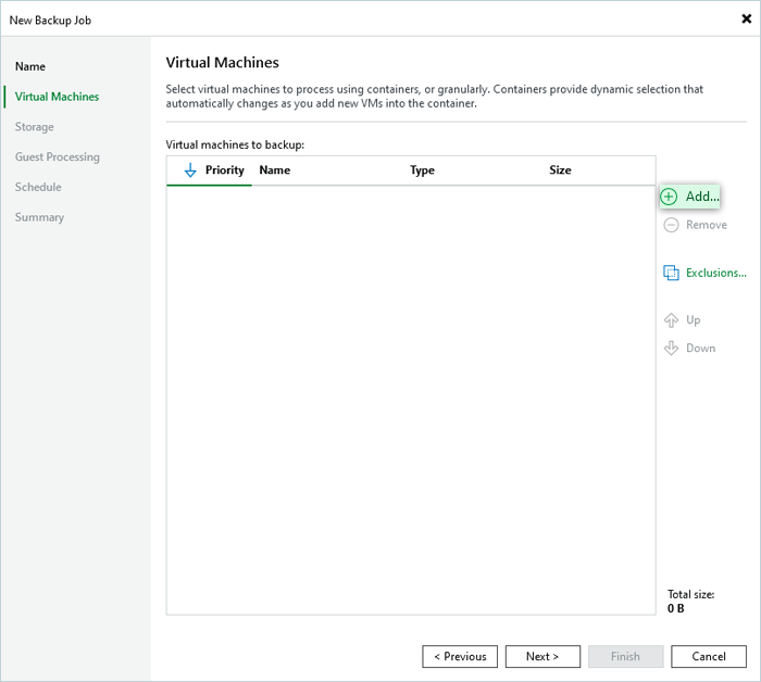 Veeam Proxmox Guide - click add VM