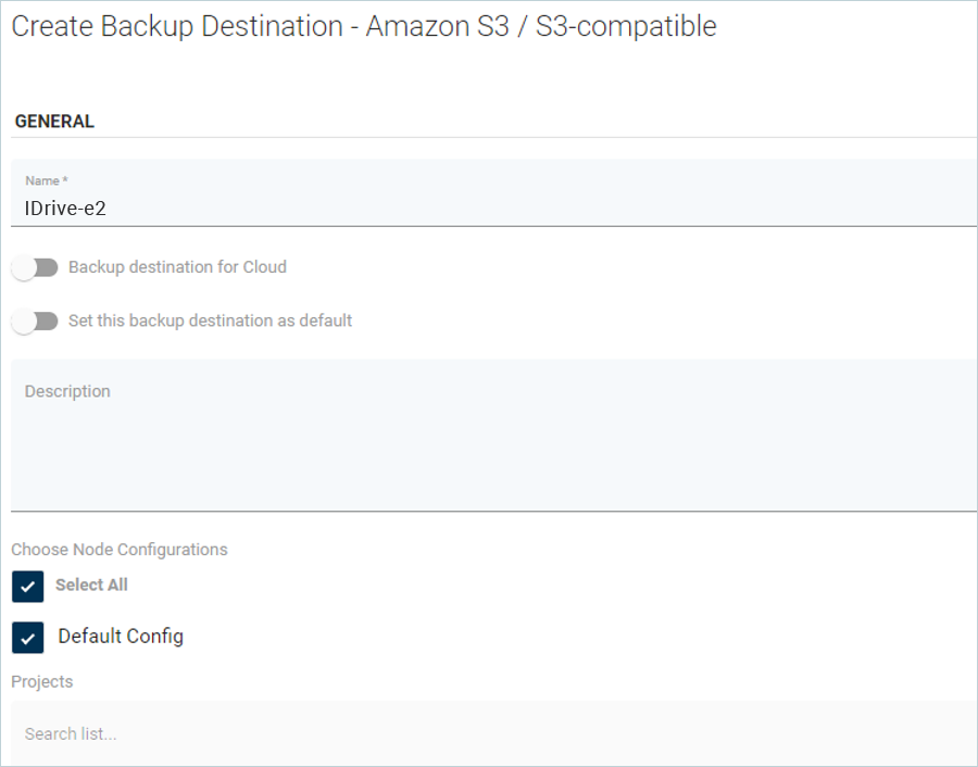 Storware guide - Input repository name screen